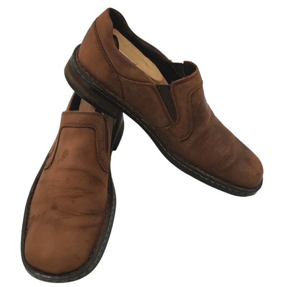 Born Hand Crafted Footwear Loafers Slip On Men Brown Leather10/44 M/W M9560 CKF9 - Picture 4 of 16